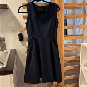 Banana Republic Navy Sleeveless Dress